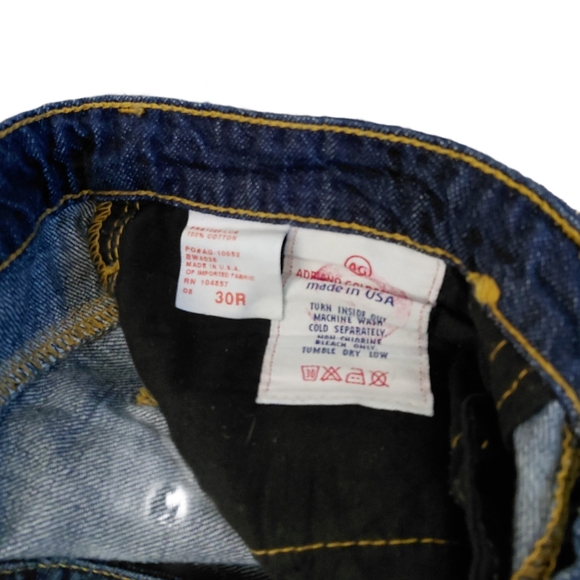 Adriano Goldschmied New Legend Jeans AG Women's Distressed Denim Pants Size 30 R - Picture 3 of 10